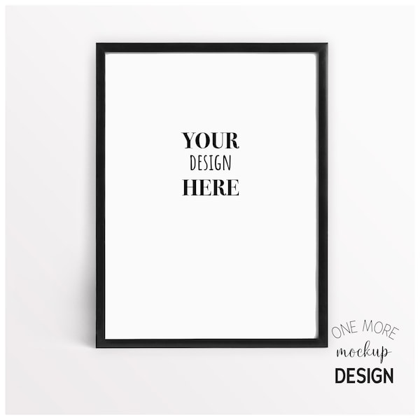 Black Frame Mockup | Art Print Mockup | Art Mock Up | Artwork Mock Up  | 1:1 Ratio