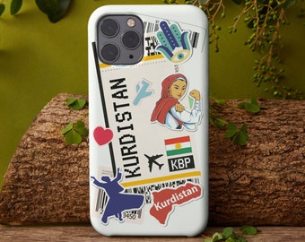 Kudistan Kurdisch Kurd iPhone 14 13 12 11 Pro Max Plus Mini Handyhülle iPhone Robuste iPhone Hülle