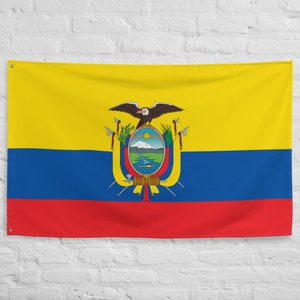 Ecuador Ecuadorian Flag Wall Decor Art Print Banner Gift Ideas