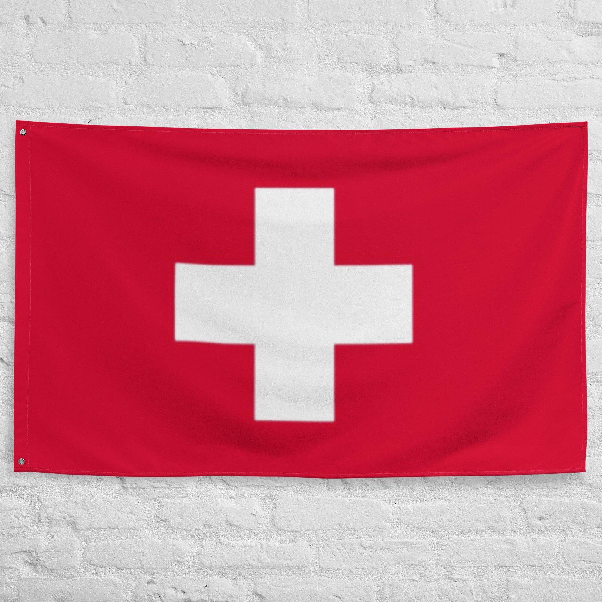 Swiss Flag Framed Picture. Vintage Switzerland Flag Print! - European  Splendor®