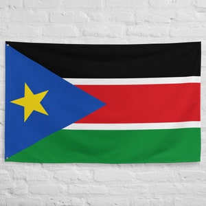 South Sudan Sudanese Flag Wall Decor Art Print Banner Gift Ideas