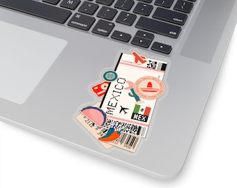 Mexico Sticker Mexican Stickers Mexican Flag Travel Sticker Laptop Decal Vacation Souvenir Adventure Tiny Mini Stickers