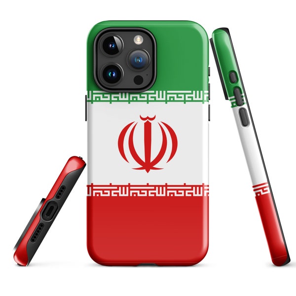 Iran Iraanse vlag iPhone Case 15 14 13 12 11 Pro Max Plus Mini Gift Travel Souvenir