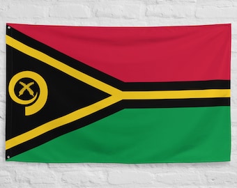 Vanuatu Vanuatuan Flag Wall Decor Art Print Banner Gift Ideas