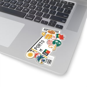 Porto Sticker Portugal Stickers Portuguese Flag Travel Sticker Laptop Decal  Vacation Souvenir Adventure Tiny Mini Stickers