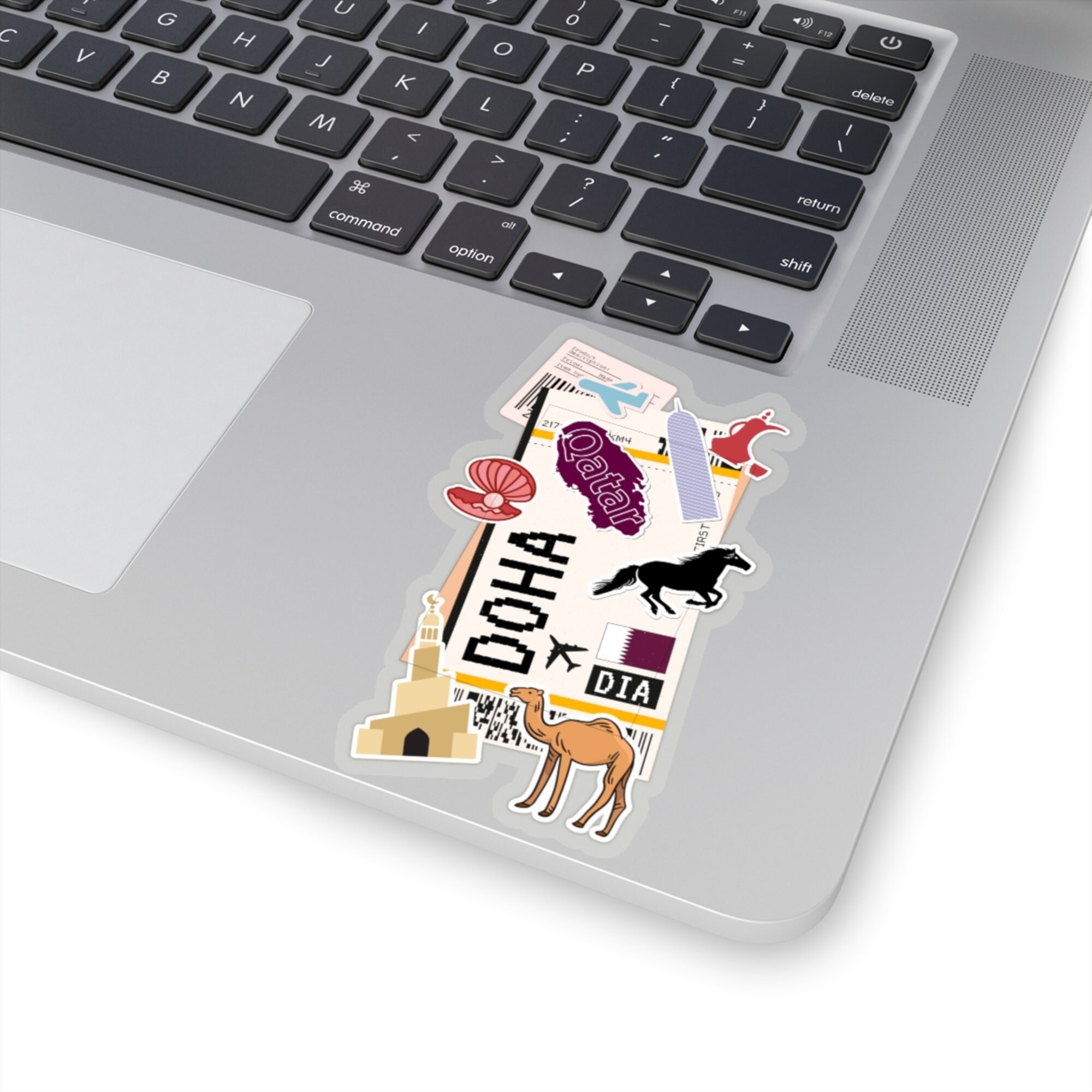 Doha Qatar City Art Sticker Stickers Vinyl Computer Etsy