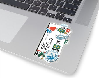 Sao Paulo Brazil Brasil Brazilian City Art Sticker Stickers 