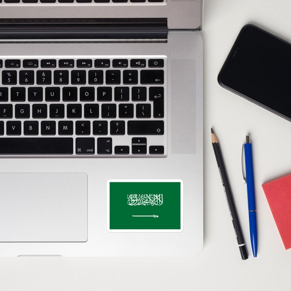 Saudi Flag Stickers Etsy