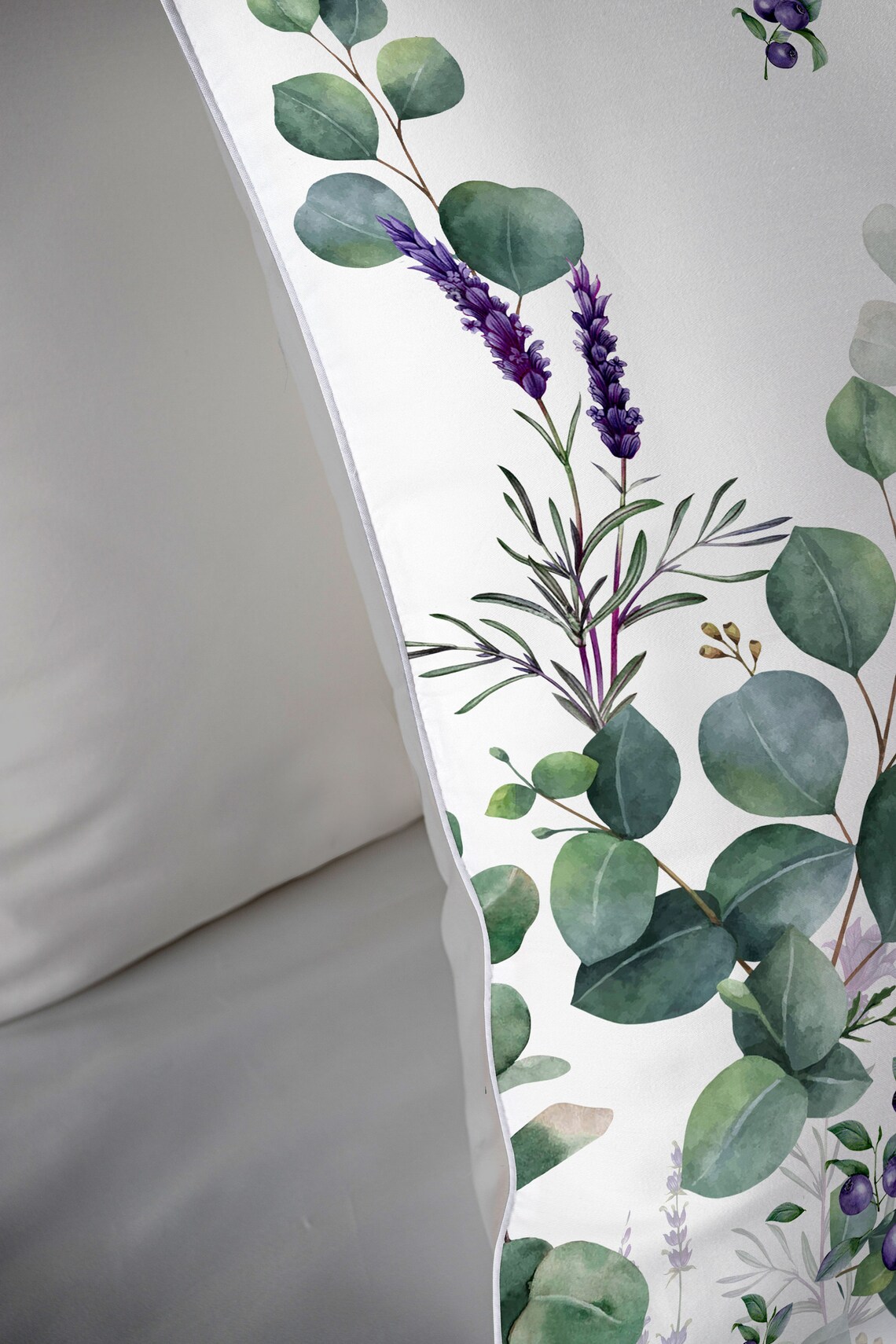 Eucalyptus leaves Print Duvet Cover Set of Egypt cotton with Etsy