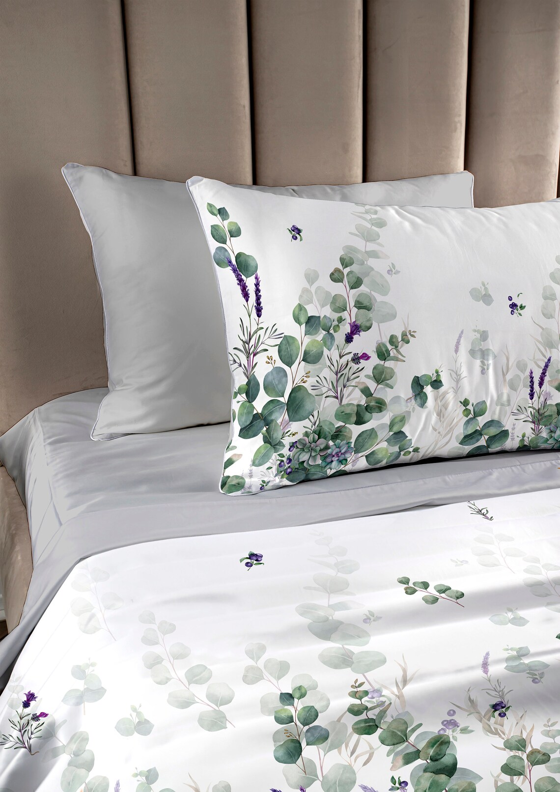 Eucalyptus leaves Print Duvet Cover Set of Egypt cotton with Etsy