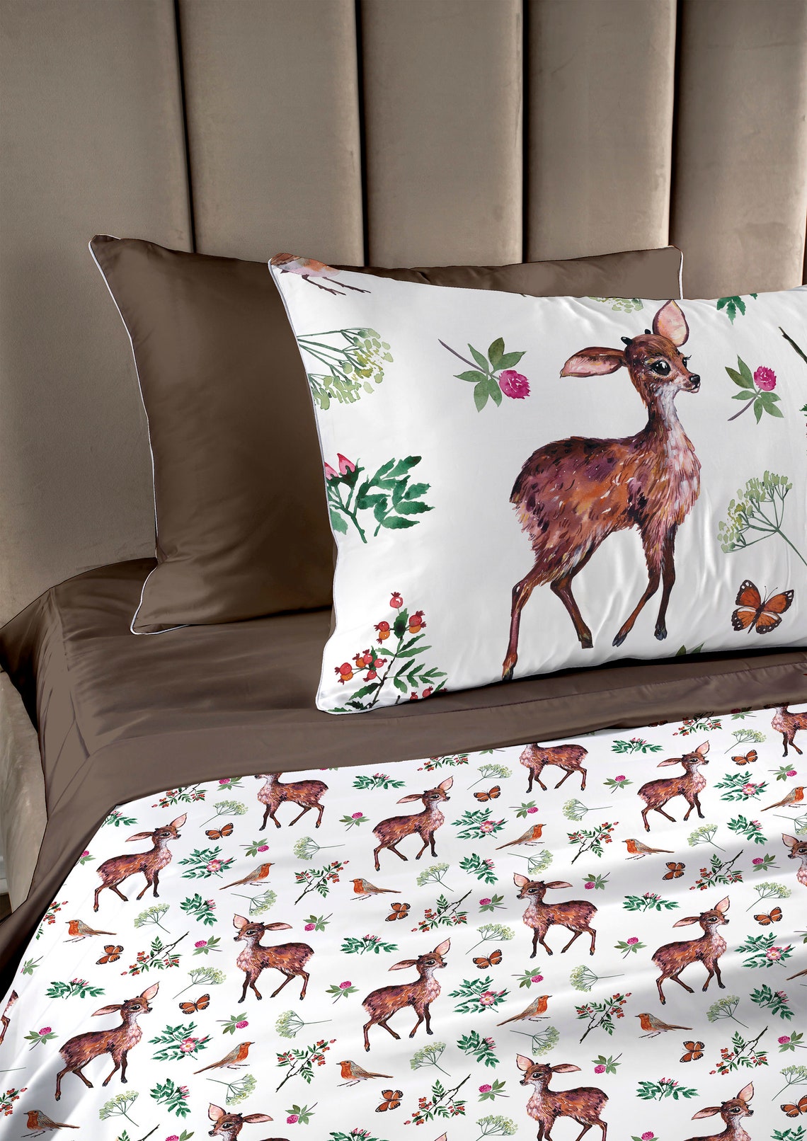 Deer Baby Children Linen Custom Made Premium Bed duvet cover Etsy