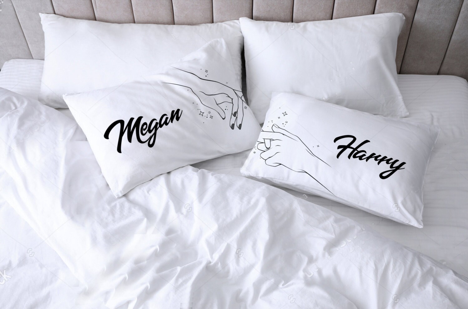 Personalized bed sheet set 100 cotton 4 pc 400 thread counts Etsy
