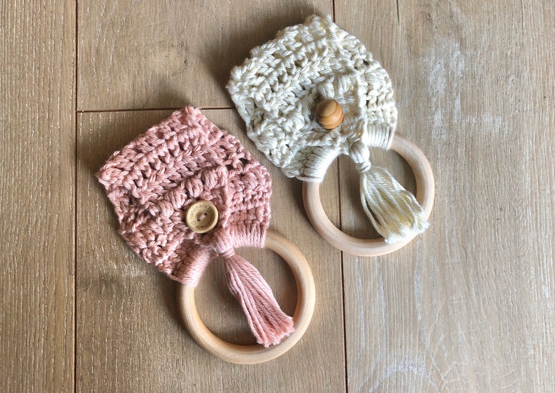 Towel Ring Crochet PATTERN Boho Kitchen Decor Boho Crochet Etsy