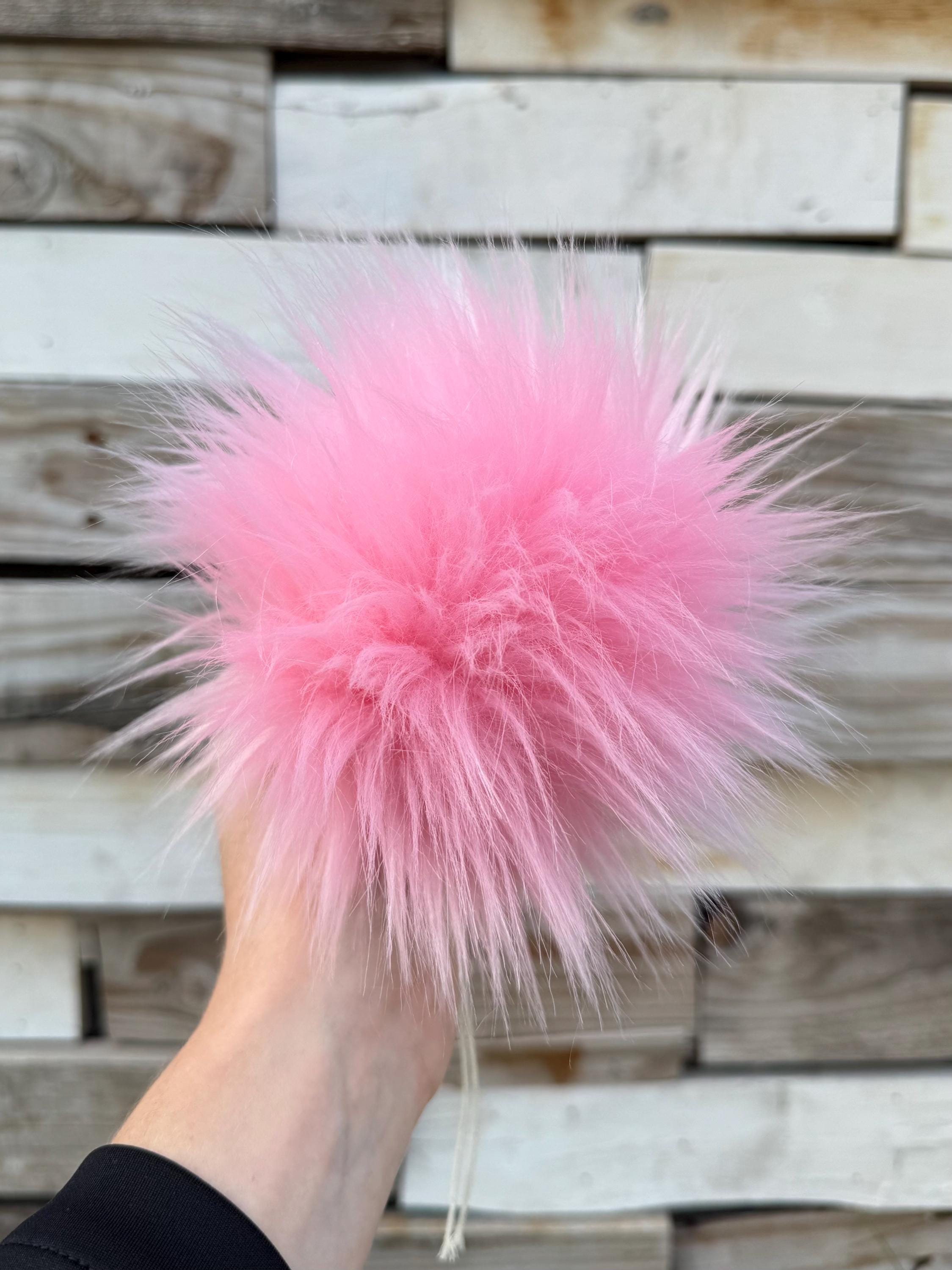 Pink Pom Pom Beanie - Etsy display picture 3