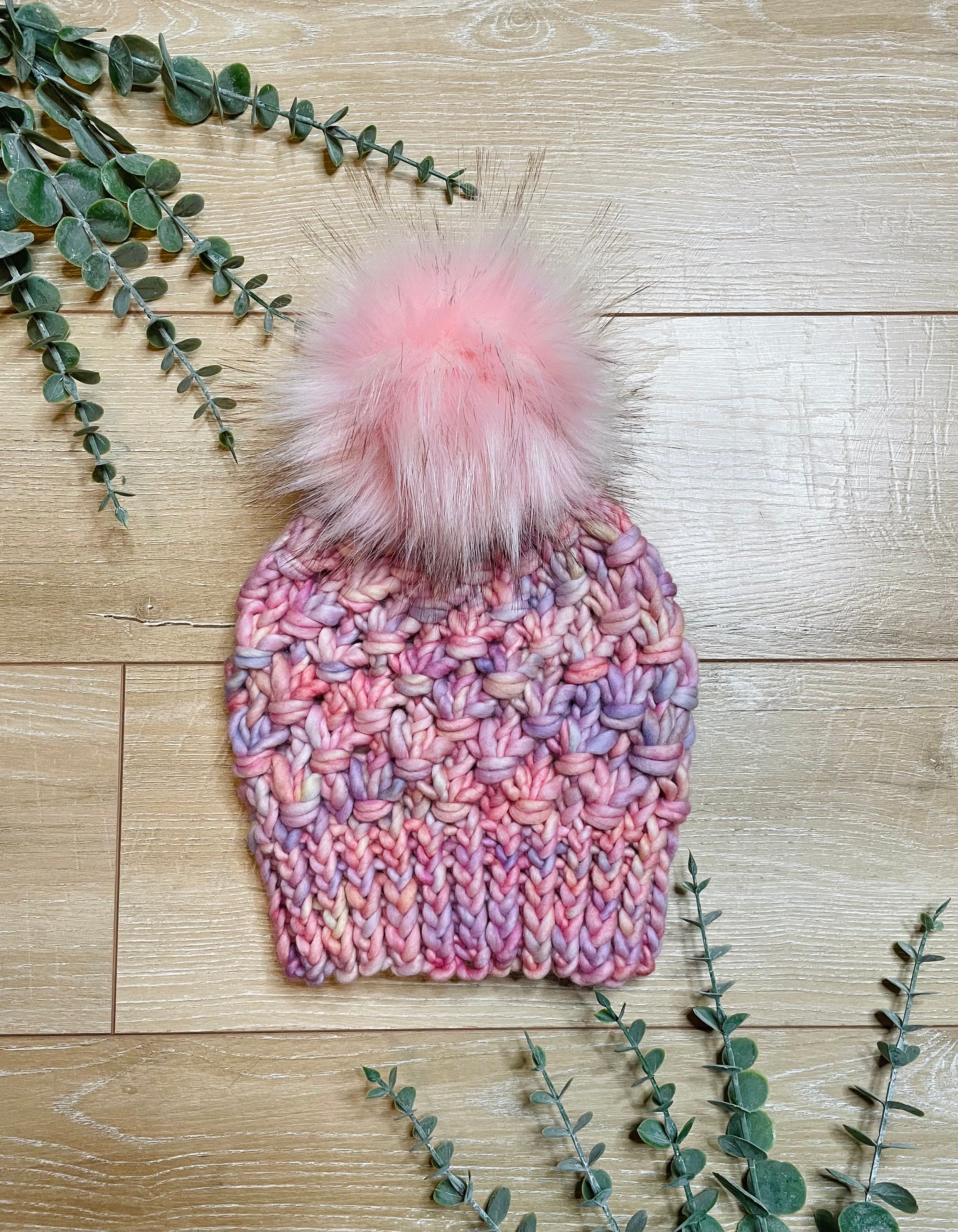 Merino Wool Knitted Hat - Molino Tula Happiness in a hat, and it goes with everything  main image 2