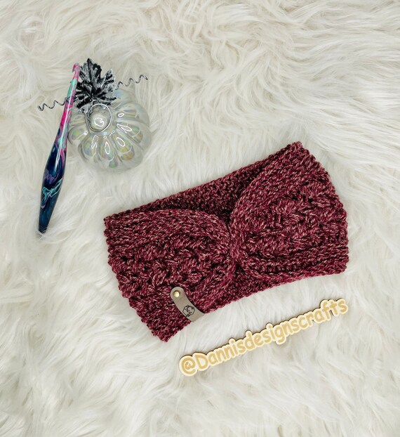 Children's Ear Warmer, Crochet Headband, Flawlessly Fab Head Band