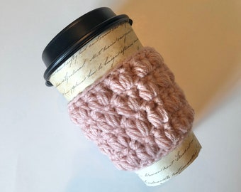 Crochet coffee cozy PATTERN with pictures, tea sleeve, beginner friendly, step by step, iced coffee, hot tea, easy to follow, easy cup cozy