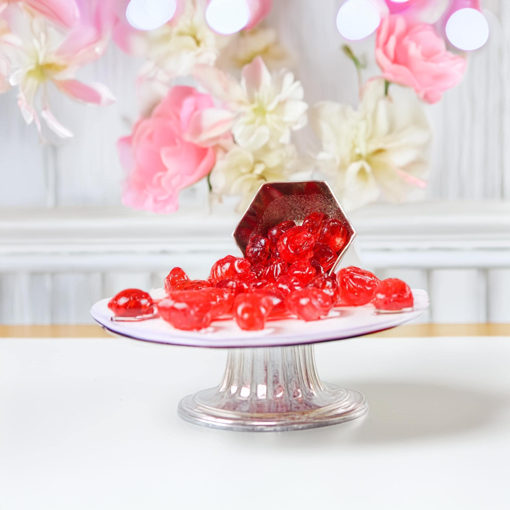 Rose Flavored Hard Candy