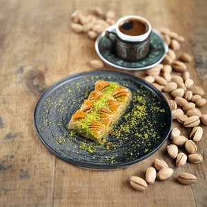 Turkish Twisted Baklava with Pistachio