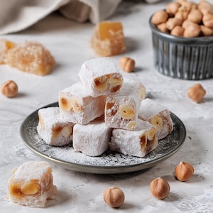 Turkish Delight with Hazelnut