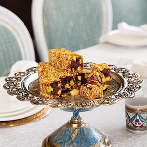 Kadayifi Coated Turkish Delight with Pistachio