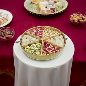 Mixed Turkish Delight with Walnut & Pistachio 430 gr (15.16oz)