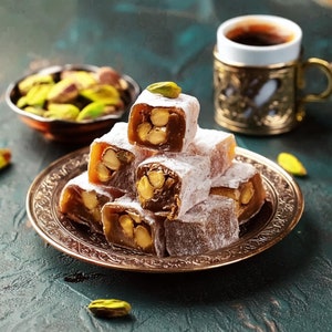 Double Roasted Turkish Delight with Extra Pistachios