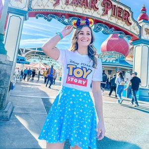 Toy Chest Twirl: Andy&#39;s Wallpaper Skater Skirt