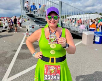 Dopey Inspired Skater Dress: Whimsical Fairy Tale Costume Disneybound Outfit