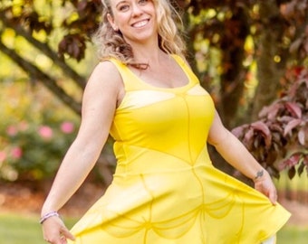 Belle Inspired Skater Dress: Enchanted Rose Princess Disneybound Costume