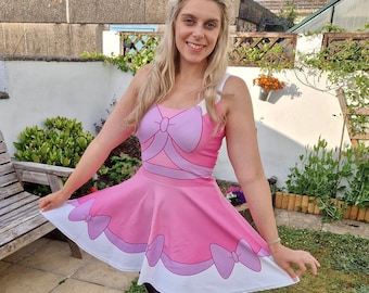 Cinderella Pink Skater Dress: Magical Disneybound Costume