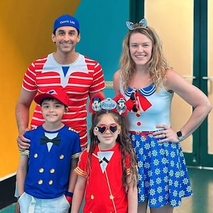 Nautical Skater Dress: Women's Cruise Vacation Disneybound Costume