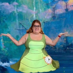 Sukienka łyżwiarza z krokodylem Tick Tock – strój Disneybound