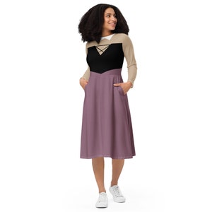 Briar Rose -  Long Sleeve Midi Dress