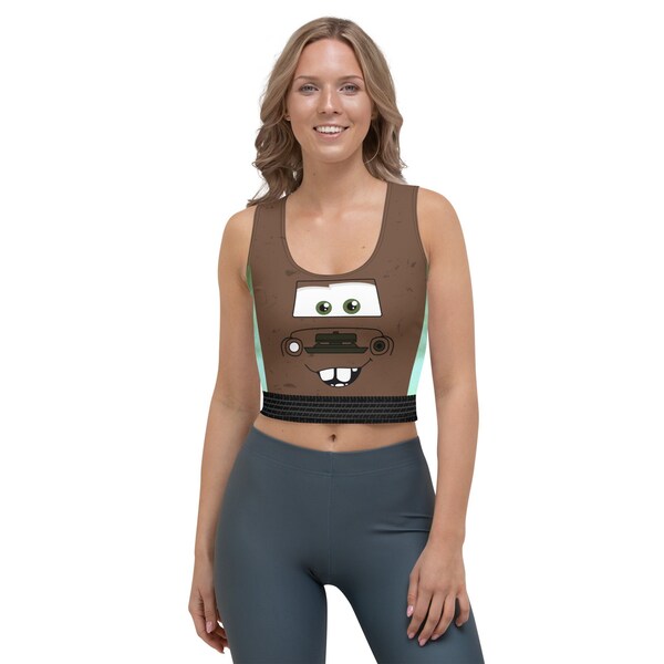 Tow Truck Adventure Crop Top - Rev Up Your Style with Playful Charm