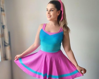 Daisy Topolino Skater Dress – Women’s Polka Dot Disneybound Party Outfit