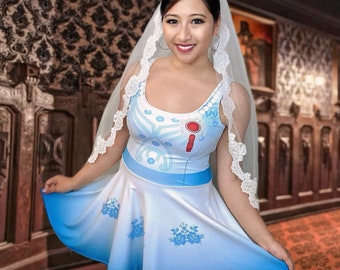 Constance Hatchet Skater Dress: Gothic Haunted Mansion Disneybounding Costume