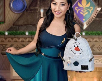 Frost Regalia: Ice Sister Queen Skater Dress"