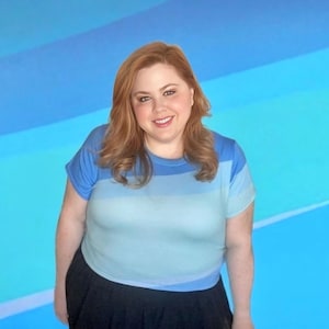 Pastel Striped Crop Top – EPCOT Inspired Photo Wall Shirt
