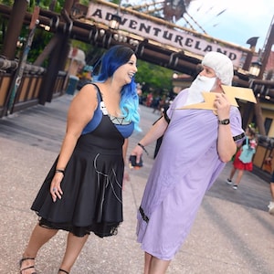 Hades Skater Dress: Infernal Elegance - Mythical Villain Style, Disneybound Costume