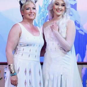 Spirit of Ice: Elsa-Inspired Skater Dress – Magical Princess Costume/Disneybound, Cruise, Marathon, Halloween