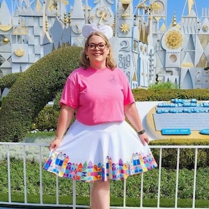 Global Harmony - Small World Inspired Skater Skirt - Disneybound/Cruise, Marathon, Comic Con, Halloween