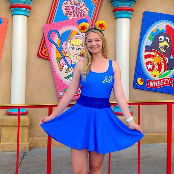 Embrace Extraterrestrial Style with 'Space Alien' Skater Dress