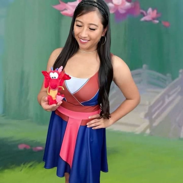 Dynasty Dance: 'The Chinese Warrior Princess' Mulan Skater Dress