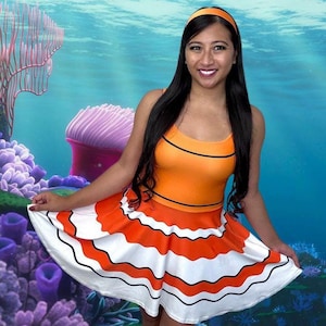 Keep Swimming Vibes: Oceanic Skater Dress – Motivational Athletic Style for Theme Parks, Runs & Travel