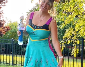 The " Elsa Coronation' - Skater Dress