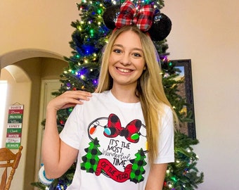 Most Wonderful Time T-Shirt – Festive Holiday Tee, Disneybounding Style