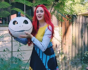 Halloween Sally Costume Dress Etsy