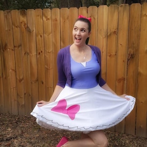 Daisy Inspired Skater Dress – Chic, Confident Style for Bounding, Theme Parks, and Everyday Sunshine