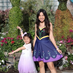 Anna Inspired Skater Skirt: Ice Princess Costume, Disneybound Style